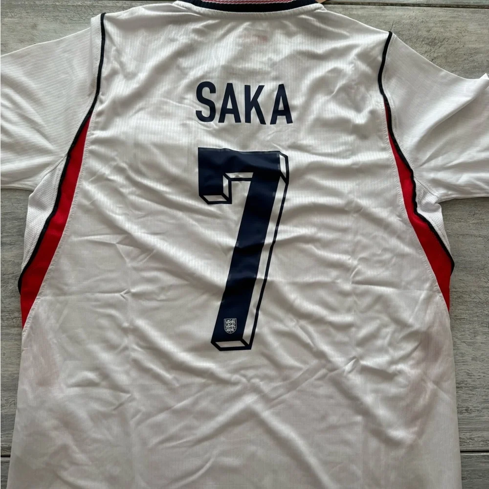 Nike England Men's Football Jersey World Cup 2026 #7 Bukayo Saka - Picture 2 of 4